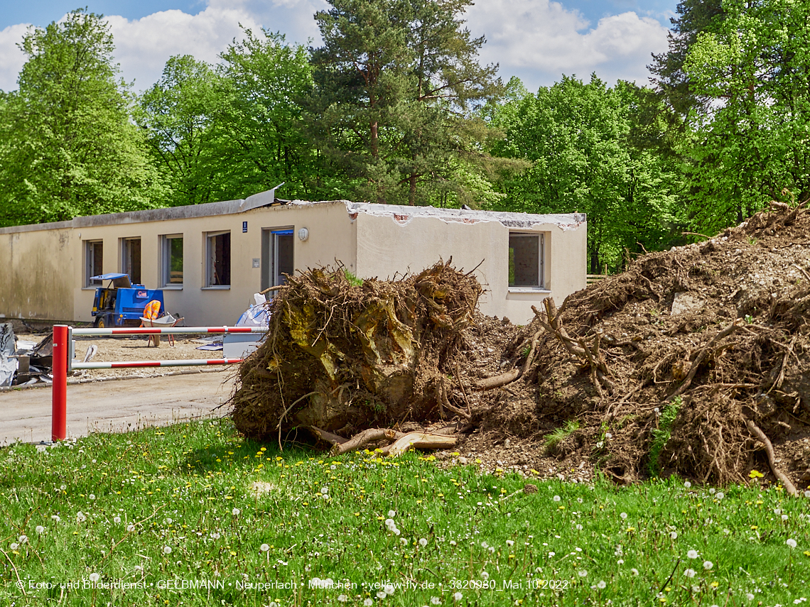 10.05.2022 - Baustelle am Haus für Kinder in Neuperlach